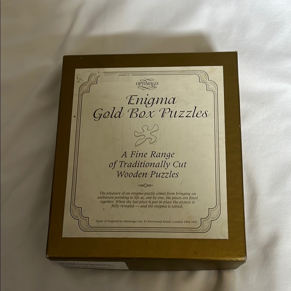 Enigma Gold Box Wooden Puzzles